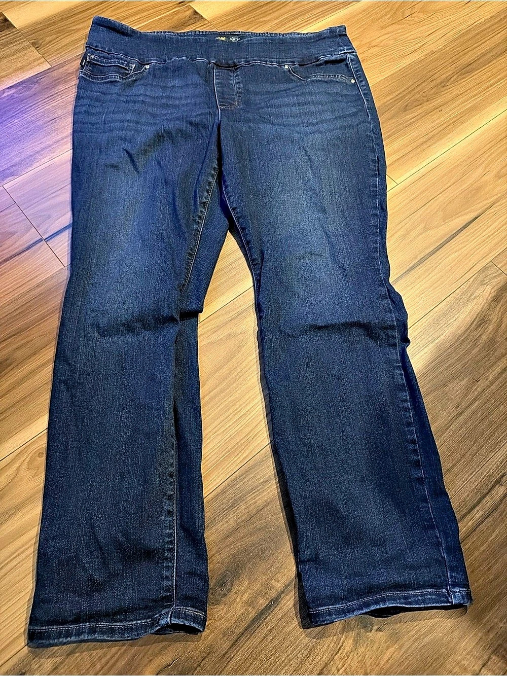 Lee Sculpting Slim Fit Slim Leg Mid Rise Jeans Blue Waist 18 Short